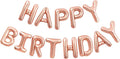 CANREVEL Happy Birthday Banner 13pcs 16 Inch Mylar Foil Letters Sign Balloons by CANREVEL