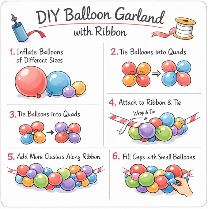 Pastel Can You Say One Balloon Arch Garland Kit - Image 7