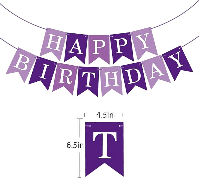 Happy Birthday Banner Birthday Party Supplies - Image 2