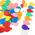 80 Pcs Plastic Balloon Weights, Reusable Colorful Balloons Pendants, Wedding by ELFULLY