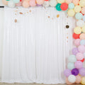ShinyBeauty Sequin Backdrop White 10x10FT Backdrops by ShinyBeauty