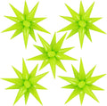 60 Pcs Star Balloons Explosion 12 Point Foil Cone Balloons Magic Balloon Large by TOTAFAM