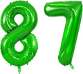 Number 87 Balloons for 87th Birthday Party Decorations, 0-100 Large No.87 by Joycard