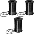 PMU 1500 Yards x 3/16in Black Crimped Curling Ribbon String by PMU