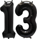 AULE 40 Inch Black 13 Balloon Number Foil 0-9 Birthday Big Numbers | Birthday by AULE