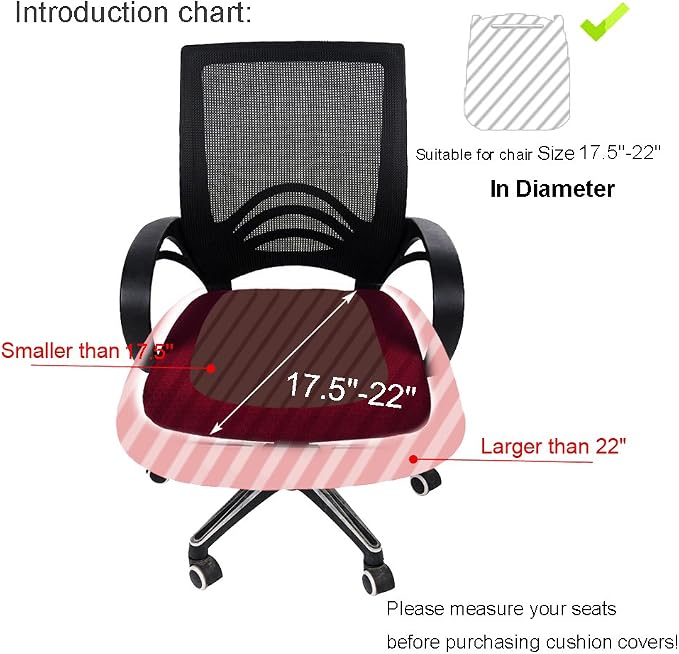 Smiry Office Computer Chair Seat Covers - Image 6