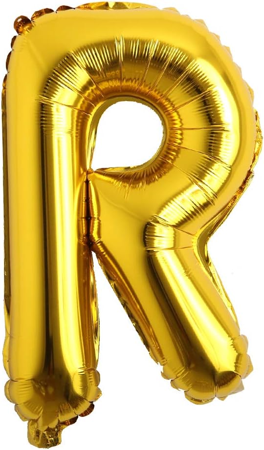 16" Alphabet Letter and Number Balloons Set Package, Aluminum Hanging Foil Film by RUIANSI