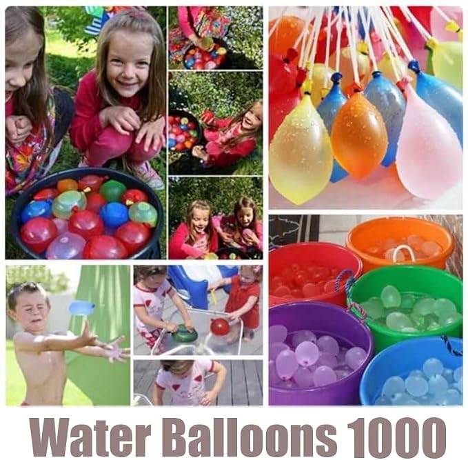Water Balloons Quick Fill 1000 – 1000 Pack Self-Sealing Water Bombs, Easy Fast - Image 4
