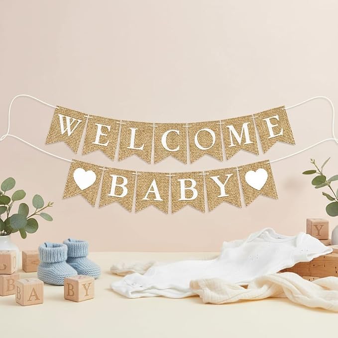 Welcome Baby Banner Paper - Image 5