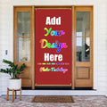 Custom Door Cover Banner, Customized Door Banner, by ZOLRITH