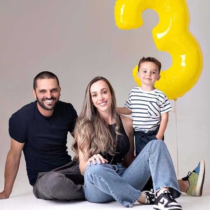 Yellow Number 5 Balloon 40 Inch, 5th Birthday Party Decorations Men Women | - Image 8
