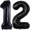Number 12 Balloon Foil Mylar Balloons by YPSelected