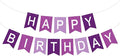 Happy Birthday Banner Pre-Strung Birthday Decorations Birthday Party Backdrop by RICHHHA