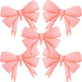 Vuzvuv 5 Pcs 30 Inch Foil Pink Bow Balloons by Vuzvuv