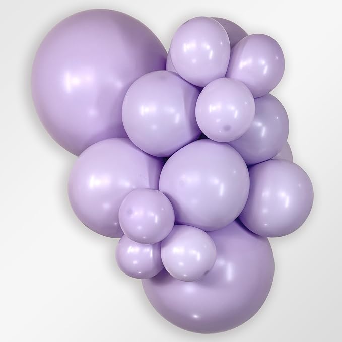 Sempertex Pastel Matte Lilac Balloons, 11 Inch, Graduation, Baby Shower - Image 2