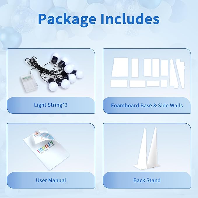 imprsv Marquee Numbers Large 18th-Birthday Decorations: 4ft Light Up Number Party Decor 18 Year Old Girl and Boy Birthday Decoration Backdrop Anniversary Cardboard Big Mosaic Balloon Frame Number 18