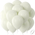 Bezente Beige Balloons Latex Round Helium Party Balloons 100 Pack 12 inch | by Bezente