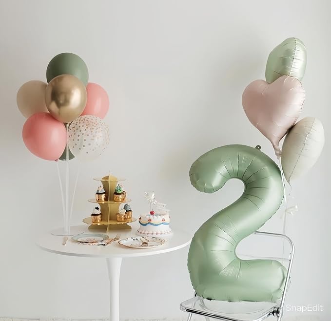 Oliver Green Number 6 Balloon 40 Inch - Image 2