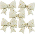 38 Inches Bow Balloon with Gold Heart Print by Vuzvuv