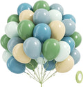 12inch Blue and Green Balloons by Vicduotex
