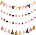 Irenare 9.8 ft Pom Pom Garland for Classroom Felt Rainbow Garland Back to by Irenare