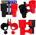 Patented Clamp On Boat Cup Holder | Multifunction Dual Drink Caddy by RoboCup