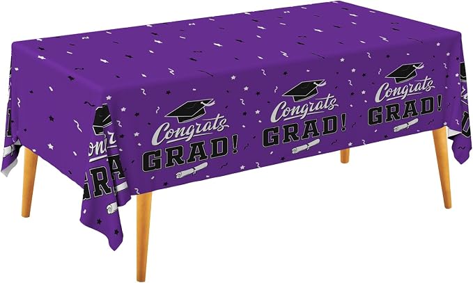 Graduation Party Decorations, Gongrats Grad Tablecover by Gatherfun