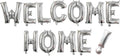 16 Inch Silver Welcome Home Banner Balloon Foil Letter Balloon Anniversary by Unknown