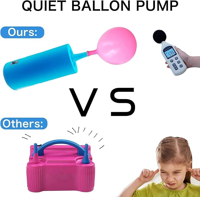 Balloon Pump Electric Air Pump for Balloons Portable Balloon Inflators Blower - Image 5