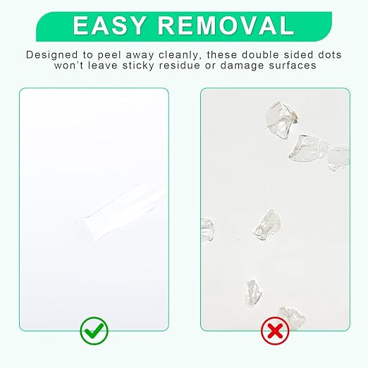 500pcs 0.78 Inch Double Sided Sticky Dots, Mini Clear Glue Adhesive Dots - Image 5
