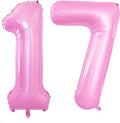 Number 17 Balloons for 17th Birthday Sweet 17 Party Decorations, 42 Inch Jumbo by GOER