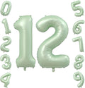 40 Inch Number 12 Balloon for 12th Birthday Decorations Olive Green | Large by TNCDJKPA