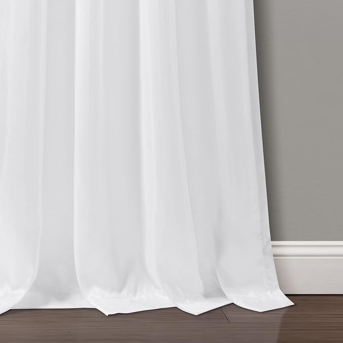 Lush Decor Night Sky Window Curtain Panel, Single 42"W x 95"L Black & White - Image 4