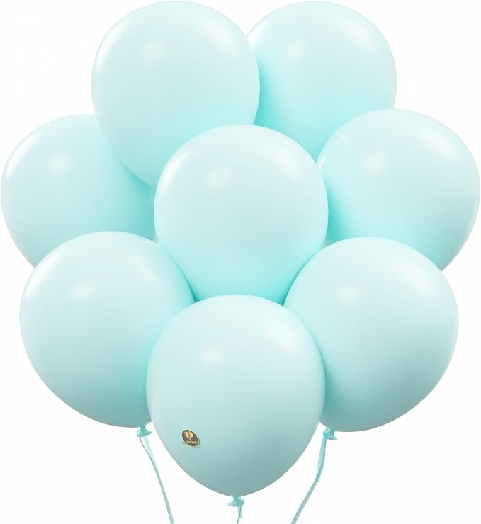 AFTERLOON® Biodegradable Natural Rubber Latex Balloons 24 pcs Pastel Mint 10 by AFTERLOON%C2%AE