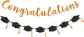Class of 2026 Graduation Decorations Pre-Strung Glitter Congratulations Banner by Unknown