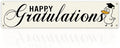 Happy Graduation Banner Decor, Cute Duck Hanging Sign by Unknown