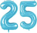 Number 25 Balloons for 25th Birthday Party Decorations, 0-100 Large No.25 by Joycard