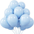 KBZVNAF Pastel Blue Latex Party Balloons 50 Pack 12 inch | Light Blue Helium by KBZVNAF