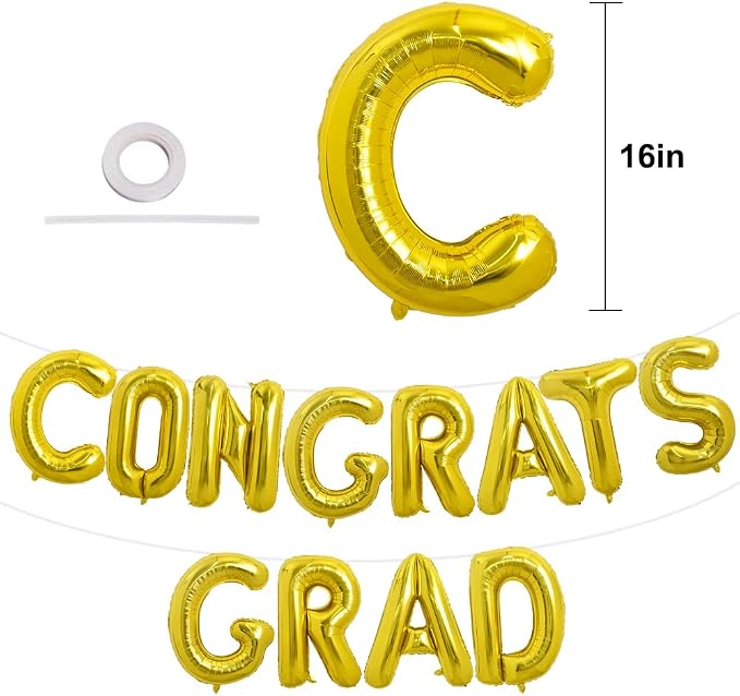 TONIFUL 2026 Congrats Grad Balloons - Image 2
