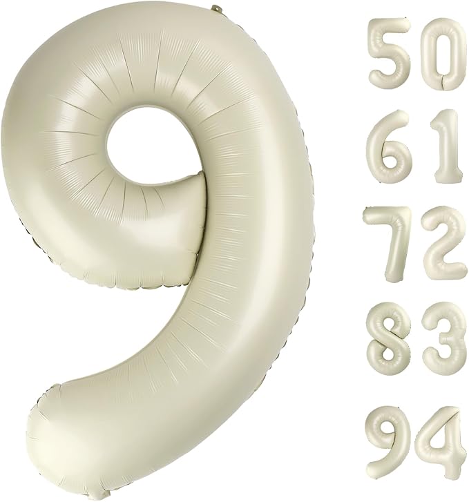 Cream 9 Balloon by IWERP