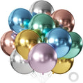 Multicolor Balloons 18 Inch 24 Pack Matte Helium Latex Round Balloons by KALOR