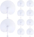 Yaegoo 60 PCS Folding Paper Fans, Folding Handheld Fans by Yaegoo