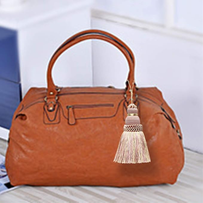 2Pcs Colorful Tassel Key Tassels DIY Accessories | 9.5 Inch Tassels - Image 5