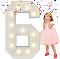 4FT Light Up Numbers Letters, Marquee Light Up Letters, Giant Mosaic Balloon by MerryMosaics