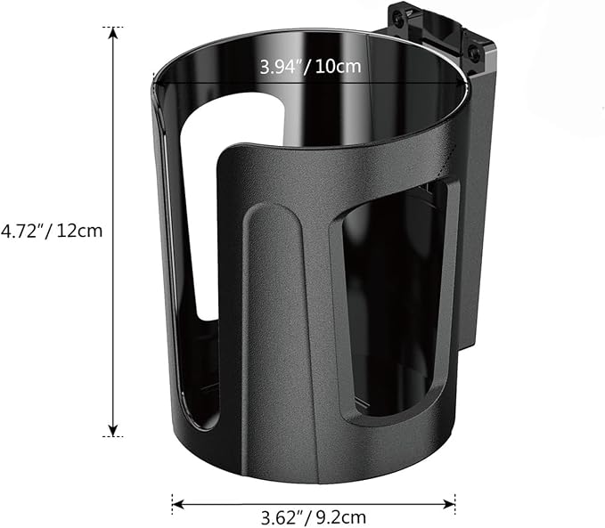 2PCS Large Cup Holder, Universal Wall Mount Drink Holder | Holds Large 8-40 oz. - Image 4