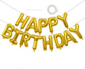 16" Happy Birthday Balloon Banner Foil by SewhickDecorationSupplies
