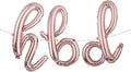 16 Inch HBD Balloons for Boho Birthday Party Decorations by RUIANSI