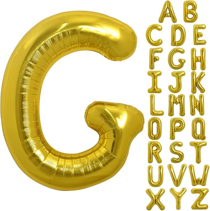 TONIFUL 40 Inch Large Gold Letter G Foil Balloons Alphabet Balloons | Giant by TONIFUL