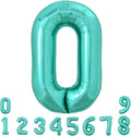 TONIFUL 40 Inch Large Teal Blue Number Balloons, Giant Jumbo Helium Foil Mylar by TONIFUL