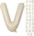 Biapian 40 Inch Giant Cream V Foil Balloons, Large Aluminum V Balloons Helium by BIAPIAN